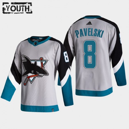 San Jose Sharks Hockeydrakt Joe Pavelski 8 2020-2021 Reverse Retro Authentic - Barn
